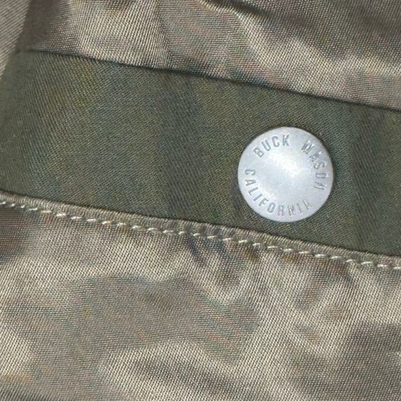 Buck Mason Men's Jacket Olive Green Corduroy Collar Medium $398 - Picture 15 of 16